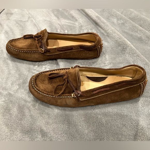 Cole Haan Brown Suede Driving Shoes - Picture 1 of 5